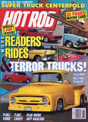 HOT ROD 1990 AUG - AMX, TRUCKS, DICK JONES, GTA